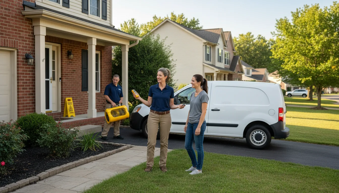 Water restoration image for Home Water Damage Repair in Bee, VA